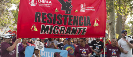 manifestacion protesta inmigrantes